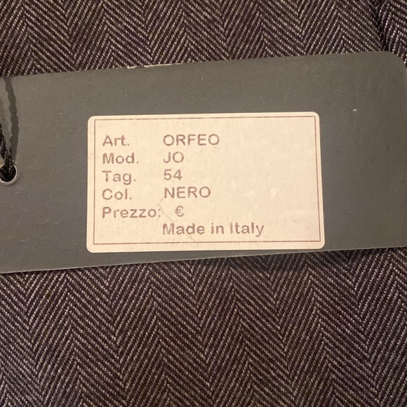 NWT Sartoria Italiana wool cashmere herringbone grey sport coat jacket 44R - Picture 7 of 14